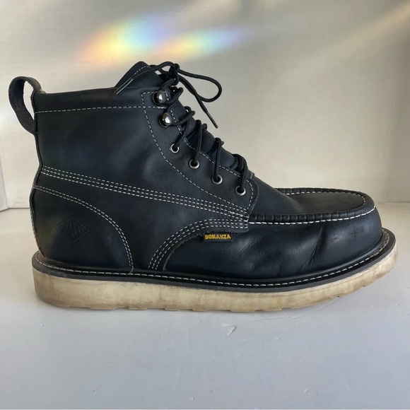 Bonanza Boots FRONTIER PLUS 6" Men's Moc Toe Work Boot - Built For Tough Jobs.
